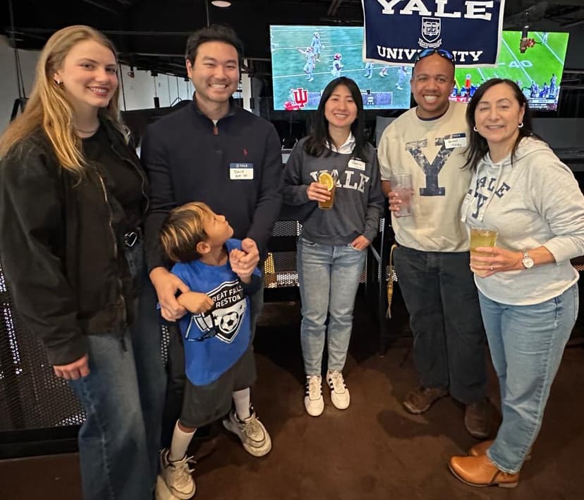 Yale Club Richmond Virginia RVA The Game 2024 at Wood & Iron